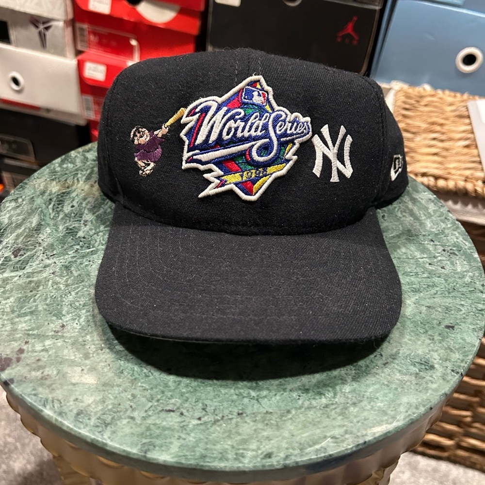 Vintage 1998 New Era Yankees vs Padres World Series SnapBack Hat